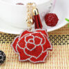 Wholesale Pink Rhinestone Keychain, Wedding Gift, Boutique Resale Accessory