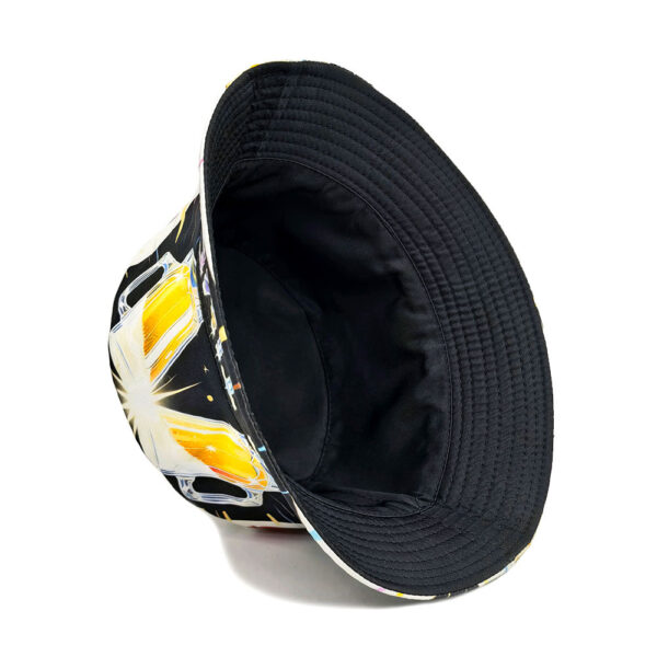 Wholesale Stylish Bucket Hat with Beer Letter Print Sun Protection Fashion Hat for Resale