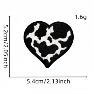 Small leopard print love cloth patch 15