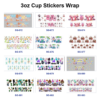 oly-df9dac5c8fc077ec26907021a03d30c1 Wholesale 8pcs Mixed Fashion Pattern Game Cartoon Positive Quote Print 3oz Cup Stickers Wrap OLY Exclusive