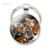 oly-dfa58a313412cb74a161b390e4813ff3 Wholesale Cute Tiger Head Keychain Metal Pendant Birthday Gift Decorative Bag Charm