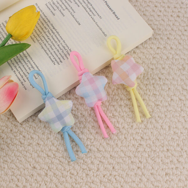 oly-dfaa5aea5dc5191b1c5237e2957b26f7 Wholesale Bow and Star Silicone Phone Charm Keychain Decorative Accessory for Bags Gifts
