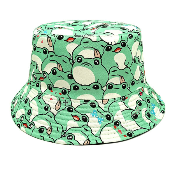 oly-dfad07cd59733a9aa2224d795183efc2 Wholesale Trendy Cartoon Frog Bucket Hat Sun Protection Hat for Women