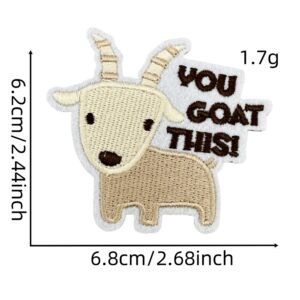 English animal cloth stickers 8 #