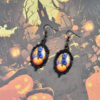 oly-dfb65374c4f781ff04866a3cfd4eacda Wholesale Zinc Alloy Halloween Pendant Earrings Ghost Castle Pumpkin Theme Party Wear