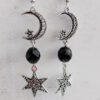 Wholesale Star Moon Sun Earrings Set Fashion Drop Dangle Earrings Retro Geometric Zinc Alloy Jewelry Accessory Boutique Resale