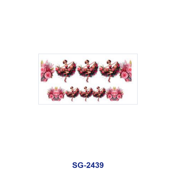 Wholesale 8pcs Mixed Floral Fashion Lady Cartoon Print 3oz Cup Stickers Wrap OLY Exclusive