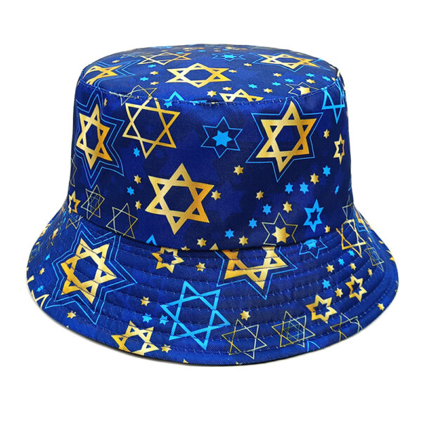 oly-dfcc7ad3dd520216e1bba63cca2d5e8c Wholesale Geometric Pattern Bucket Hat Sunscreen Fisherman Hat Women's Trendy Fashion Accessory