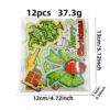 Wholesale Christmas Embroidered Patch Green Cartoon Series for DIY Clothing Decoration Decorative Accessories