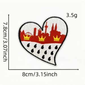 Red carnival cloth sticker 7 #