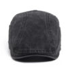 Wholesale Men's Cotton Retro Baseball Cap Double Buttons Navy Blue Everyday Casual