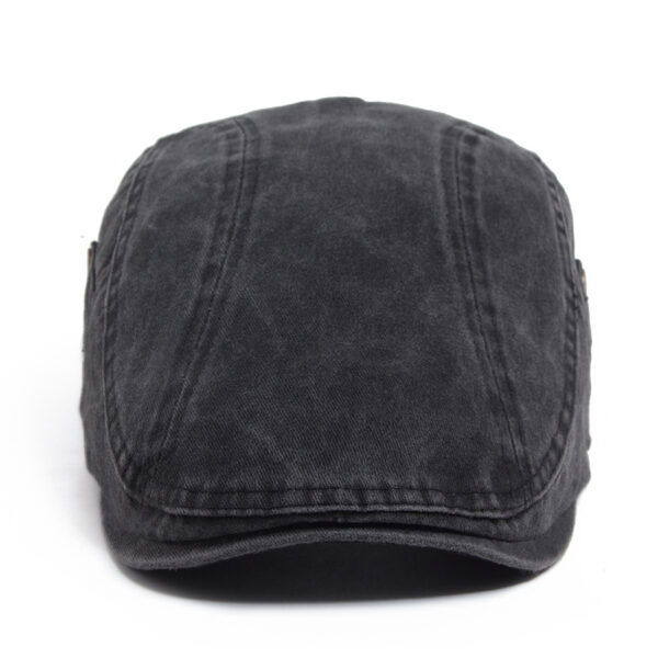 Wholesale Men's Cotton Retro Baseball Cap Double Buttons Navy Blue Everyday Casual