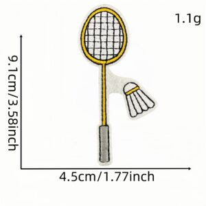 Badminton cloth stickers 25 #