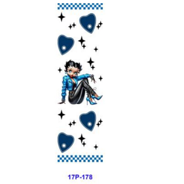 oly-e014e49cdc9abca1454298437f6567ae Wholesale 2/8/16 pcs UV DTF Goth Theme Pen and Bookmark Stickers