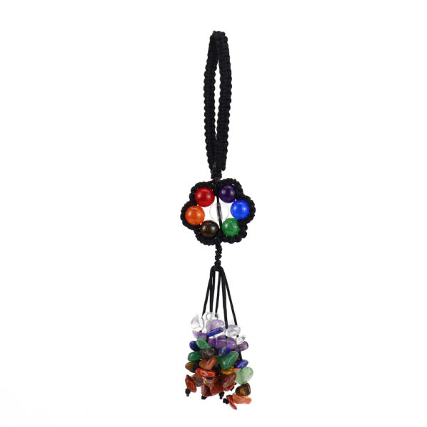 oly-e01c8637810623c628019bfa44bc8c8d Wholesale Handwoven Crystal Colorful Bead Keychain Bag Charm Floral Design Fashion Accessory Gift