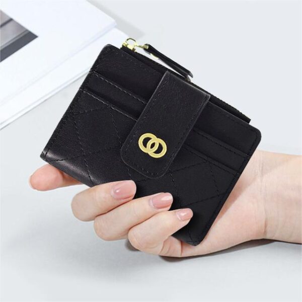 oly-e024fb30c9750d7e6b302ef64732a591 Wholesale Rhombus Pattern Women's Wallet PU Leather Card Holder Fashion Accessory Gift
