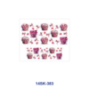 oly-e02692c3db442e024ed98ac759ed1d59 Wholesale 2/4/8pcs Romantic Floral Mini Cup Keychain Sticker