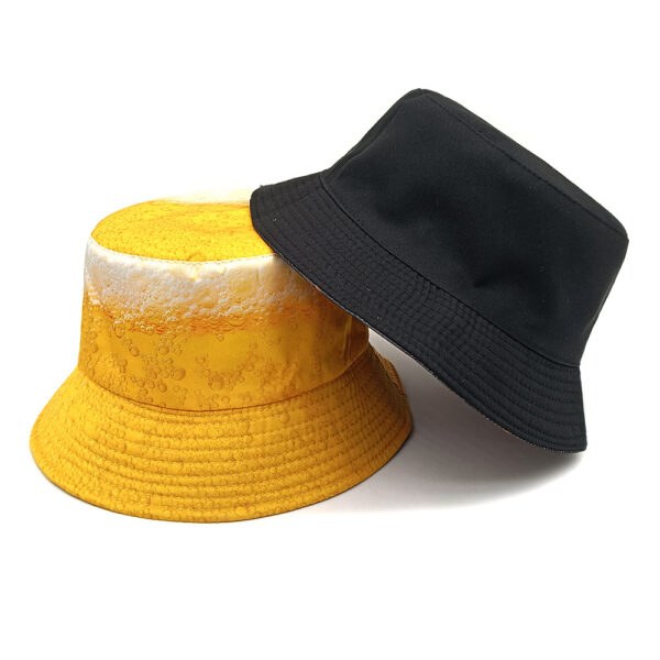 Wholesale Beer Bubble Bucket Hat Trendy Sun Protection Hat for Outdoor Festivals