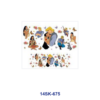 oly-e03307c50235f82fda0d7607ddb46482 Wholesale 2/4/8pcs Classic Cartoon Character Print Mini Cup Keychain Sticker OLY Exclusive
