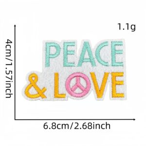 Colorful english cloth stickers 8#