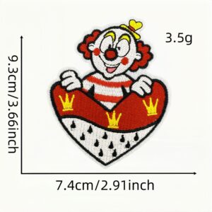 Red carnival cloth sticker 12 #