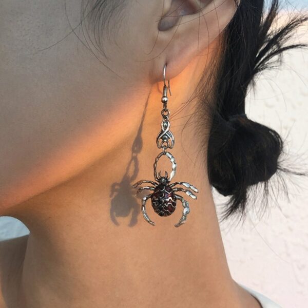 oly-e0517a2595c671f97813da4bb406001f Wholesale Trendy Spider Earrings Halloween Novelty Jewelry Zinc Alloy Fashion Accessory for Party Wear