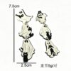 oly-e05bef2e18f790916dd5592b448e58c2 Wholesale Cute Halloween Ghost Black Cat Acrylic Earrings Fashion Accessory for Party Boutique Resale