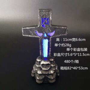 Skull cross lamp