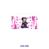 oly-e08ca501e830ce486a0a2dc731b191c6 Wholesale 5pcs Retro Trendy Cartoon Girl Heart Star Spider Web Boot Floral Mixed Decor Prints 16oz Cup UV DTF Wraps OLY Exclusive