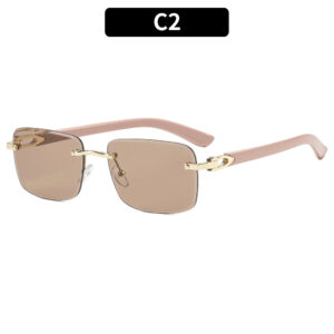 C2-Gold-framed Champagne Slice