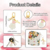 oly-e0972786eccf56622d92e8ff9d65cff3 Wholesale Double Sided Cherry Blossom Alloy Keychain Bag Charm Back to School Fashion Accessory Gift