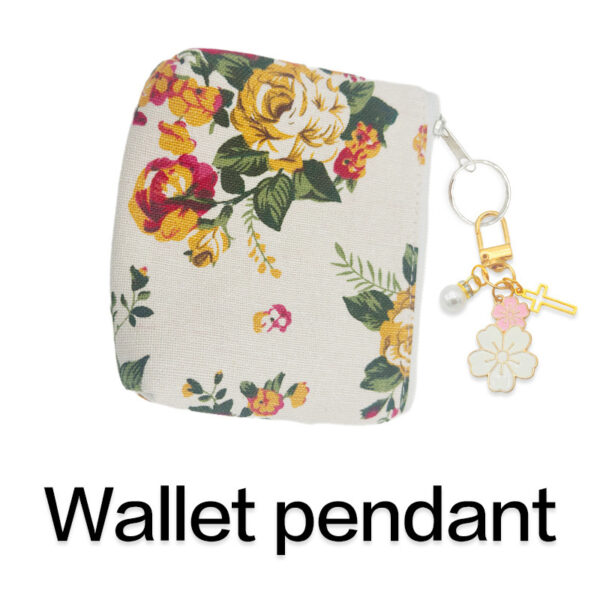 oly-e09c93eb49c2e95eb42fddc9135b88c1 Wholesale Double Sided Cherry Blossom Alloy Keychain Bag Charm Back to School Fashion Accessory Gift