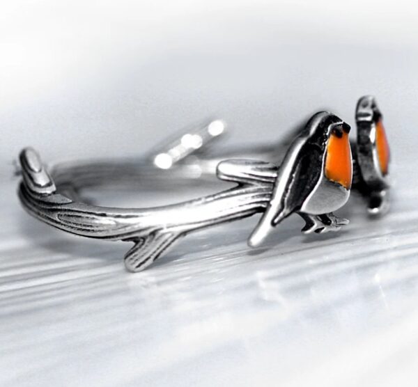 oly-e0ac9cb25c2427eeb49423df4f123fc1 Wholesale Retro Style Simple Bird Ring Fashion Accessory for Gift Boutique Resale