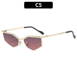 C5 - Gold Frame with Red Gradient Gray