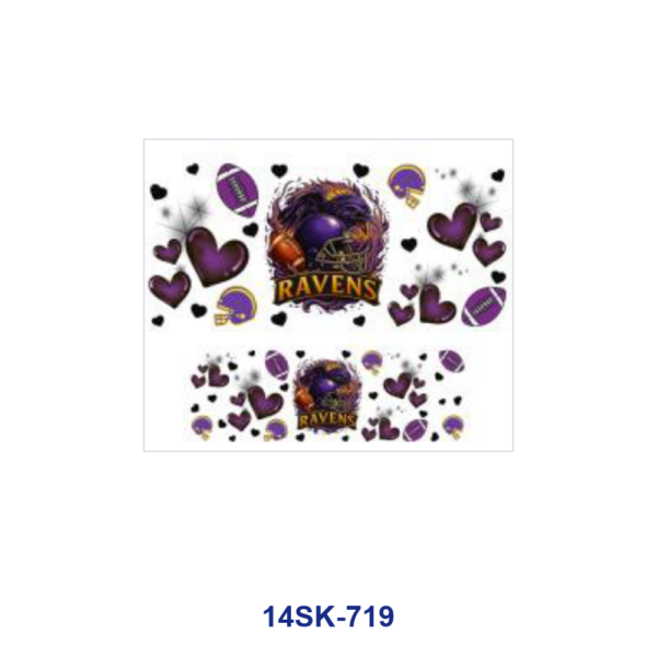 oly-e0ca69a6d39a286958f392ca94bed709 Wholesale 2/4/8pcs Heart Football Team Graphic Mini Cup Keychain Sticker OLY Exclusive