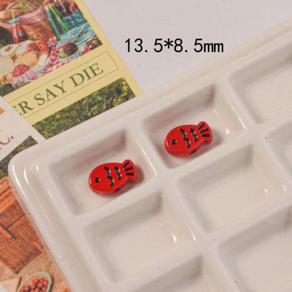 oly-e0d96b7b3b626ddf67bc93496c7da33f Wholesale Mixed Color Fish Shape Alloy Loose Beads for DIY Jewelry Making Phone Chain Accessory