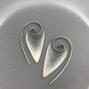 Wholesale Retro Geometric Triangle Alloy Earrings Ancient Silver Jewelry Accessory