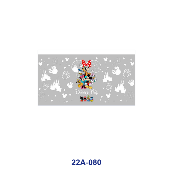 oly-e0dbc370e4997a3a5842b826a06b7d51 Wholesale 5pcs Cartoon Mouse Characters Fantasy Castle Bow Fireworks Vacation Mixed Print 16oz Cup UV DTF Wraps OLY Exclusive
