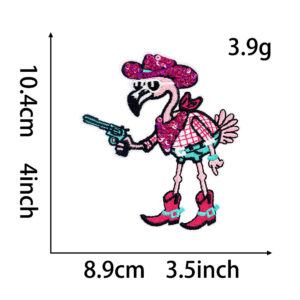 Hot melt glue*flamingo holding gun