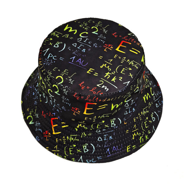 Wholesale Casual Number Pattern Fisherman Hat Sun Protective Unisex Hat for Outdoor Activities