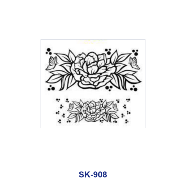 oly-e1059e80f213c425e91d2a59c12cf46e Wholesale 8pcs Various Floral Outline Butterfly Tropical Fruit Seamless Decor Mini Cup Keychain Sticker