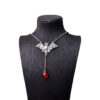 oly-e10ba0390c4dedd41253b11ea764bfde Wholesale Vintage Bat Earrings Necklace Set Gothic Halloween Jewelry Gift