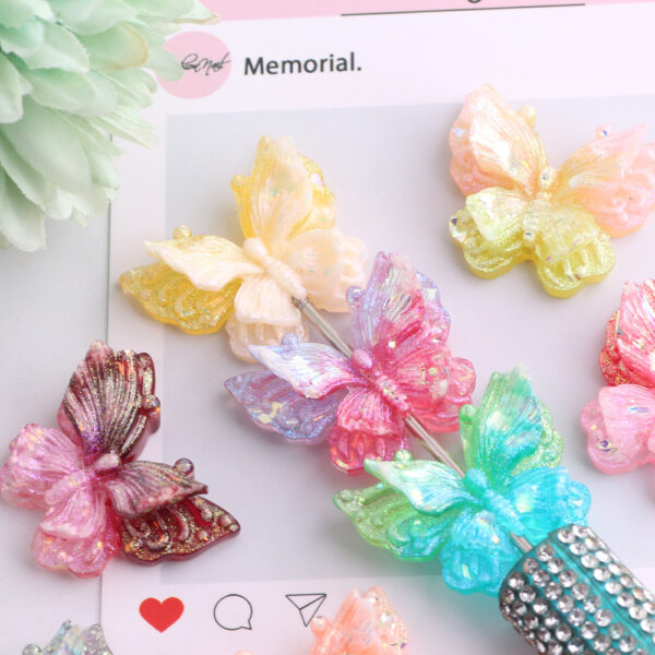 oly-e1175052bdf56d51c6ccba2ac581d4f1 Wholesale Butterfly Acrylic Beads for DIY Jewelry Keychain Bag Charm Making Gift Craft Supply