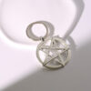 oly-e11a0b5fb04a83933e025ad3036203c8 Wholesale Zinc Alloy Retro Pentagram Keychain Pendant Stylish Car Key Accessory Bag Charm