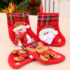 oly-e122a1cfe59c1a0e58b80a5fc542095a Wholesale Red Christmas Stocking Cloth Hanging Decor for Holiday Gifts