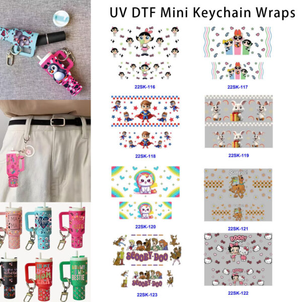 oly-e1297e824c465a2068033406a9568fd7 Wholesale 2/4/8pcs Cute Vibrant Cartoon Figure Mini Keychain Sticker OLY Exclusive