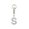 Wholesale Diamond Letter S Keychain Trendy Car Key Accessory Wedding Gift