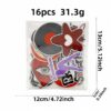 oly-e15662bf1caf64b30571b1d046851885 Wholesale Y2K Cartoon Embroidered Patches Polyester Thread for DIY Clothing Accessories Home Decor