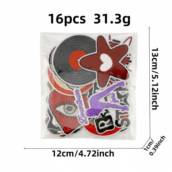 oly-e15662bf1caf64b30571b1d046851885 Wholesale Y2K Cartoon Embroidered Patches Polyester Thread for DIY Clothing Accessories Home Decor