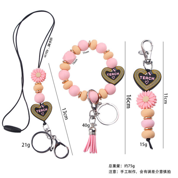 oly-e1ac3b169347ef863f1a721e01faea71 Wholesale Cartoon Silicone Bead DIY Bracelet and Keychain Trendy Fashion Accessory for Women